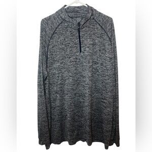 Under Armour Dark Navy Blue Men’s Lightweight Quarter Zip Long Sleeve Shirt